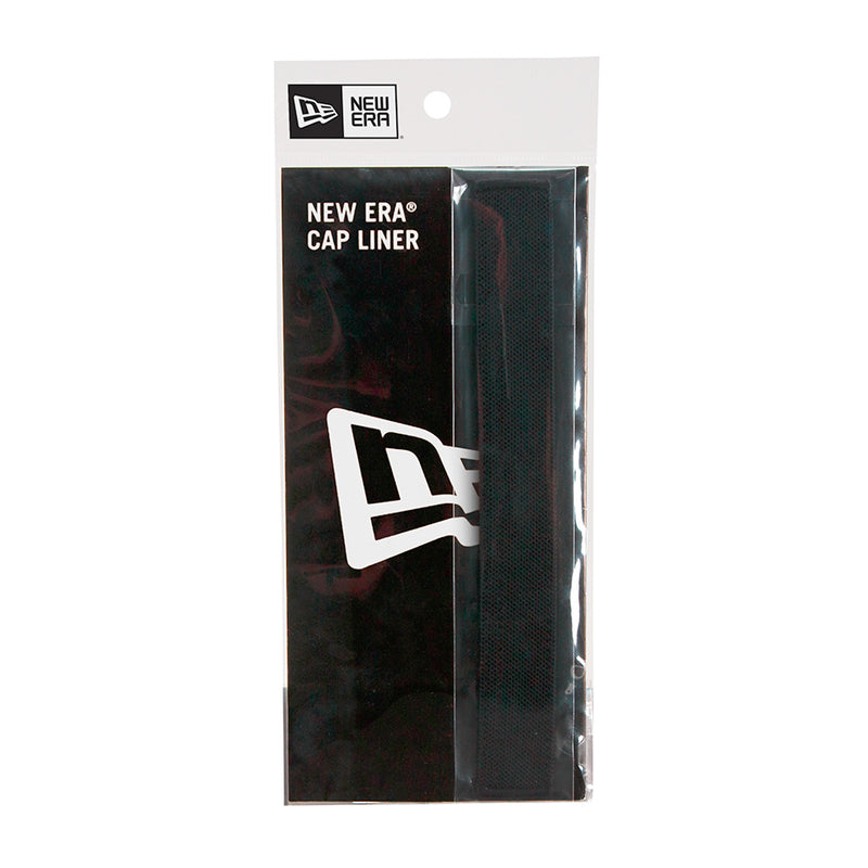 New Era black cap liner in retail packaging