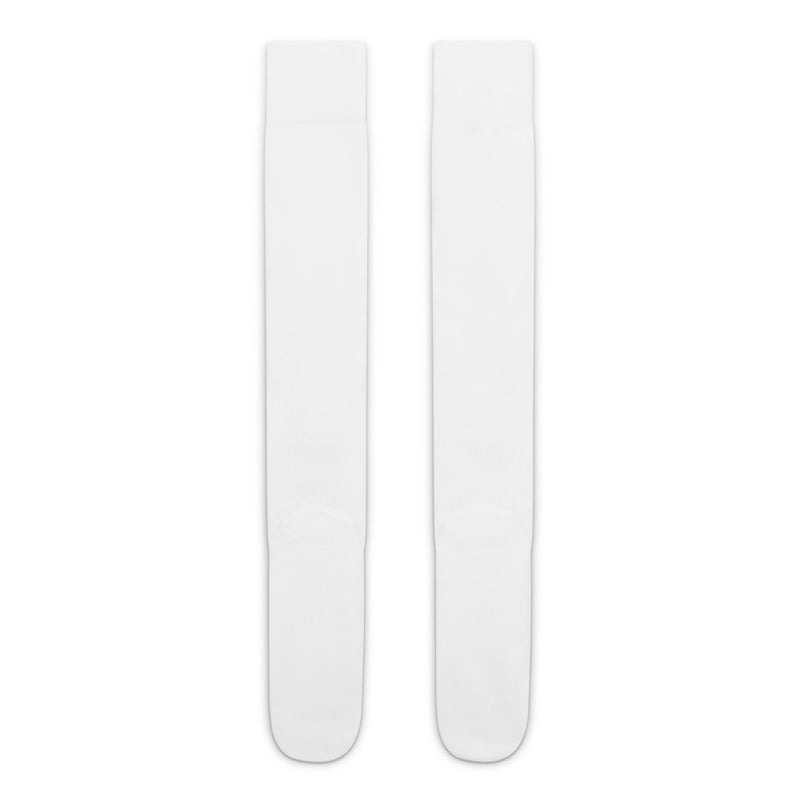 White cushioned OTC socks, two-pack, smooth stretch knit legs