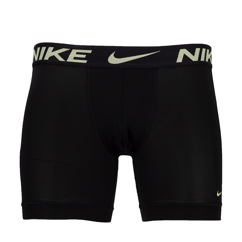 Black Nike boxer briefs with elastic waistband and V-shaped pouch
