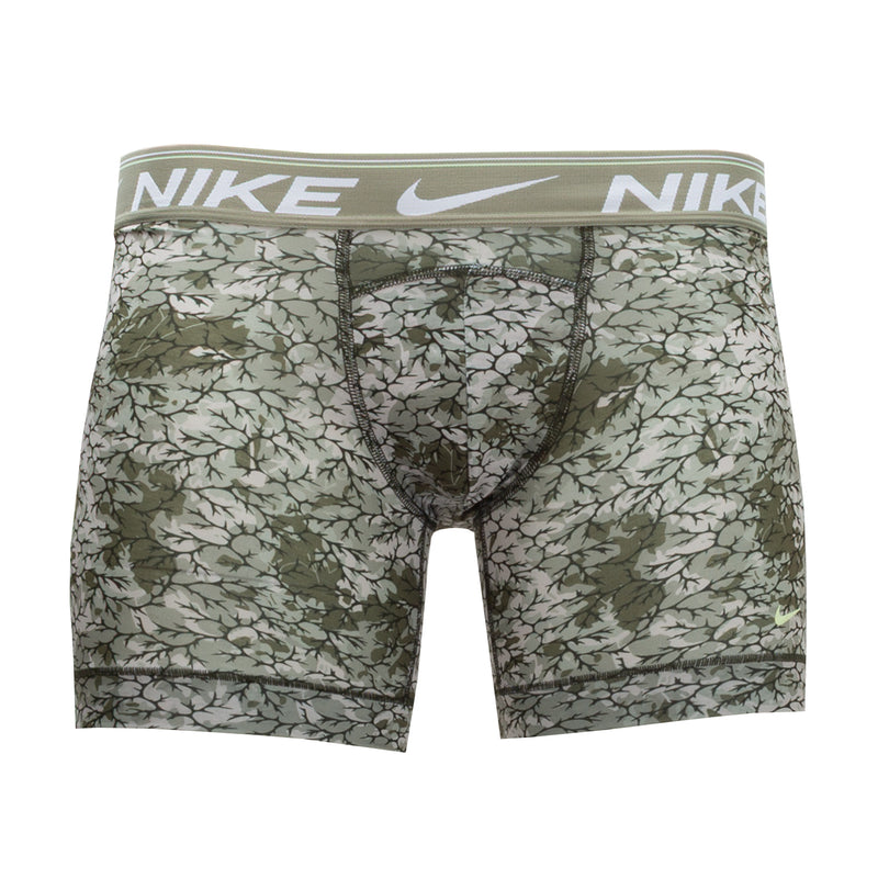 Leaf camouflage-print boxer briefs with elastic Nike waistband