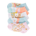 Kids no-show socks, 5-pack, pastel Hello Kitty character prints