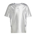 Men's light grey Adicolor tee with small trefoil logo at chest