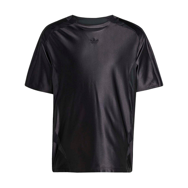 Adicolor men's 2000s t-shirt, black crewneck with small chest trefoil logo