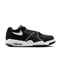 Men's black and white Air sneakers, low-top lace-up with Air unit sole