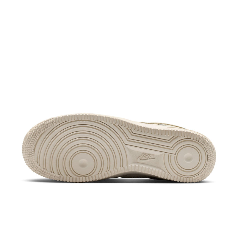 Women's Nike Air Force 1 outsole, light oatmeal rubber with tread pattern