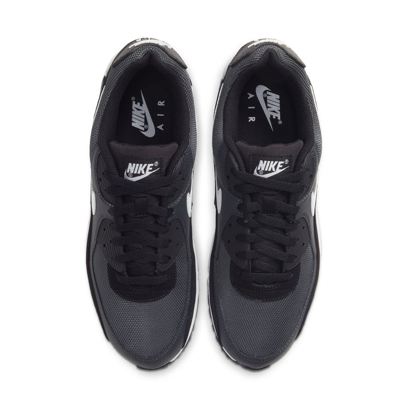 Air Max 90 sneakers with black laces and NIKE tongue branding