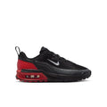 Youth Air Max Bia sneakers, black mesh with red side panel and black/white swoosh