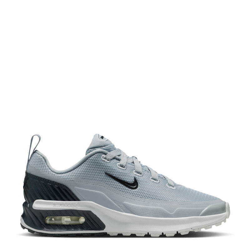 Light blue Air Max Bia sneakers with black heel panel and white midsole