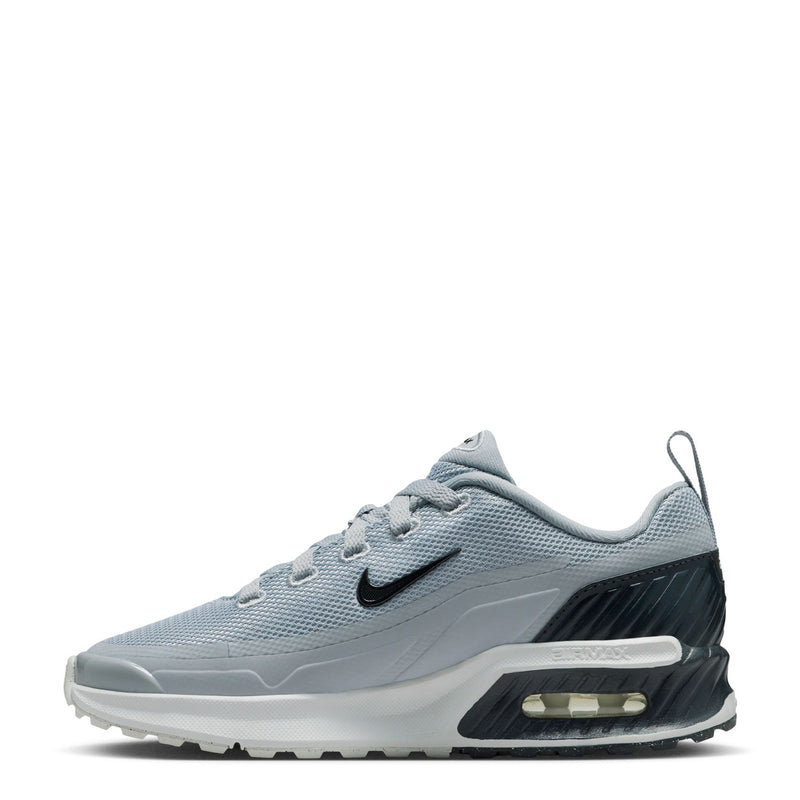 Light blue Air Max Bia sneakers, side view with black/gray air sole unit