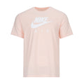 Men's washed coral Nike Air T-shirt with white swoosh and AIR logo