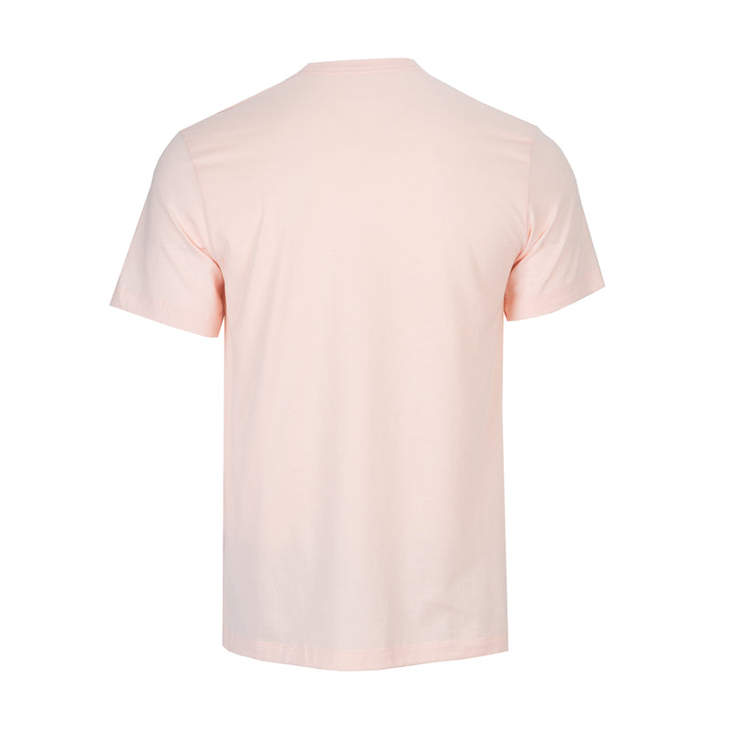 Men's washed coral Nike Air T-shirt back view, plain rear design