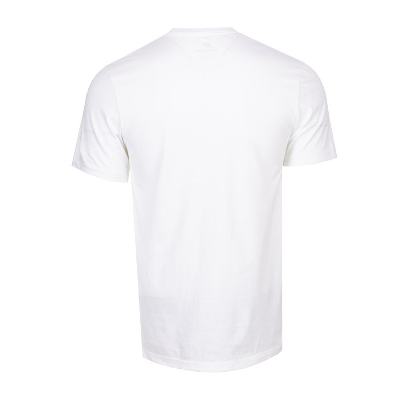Men's white Nike Air T-shirt, plain back view