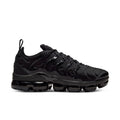 Men's black lace-up performance sneakers with Air sole cushioning