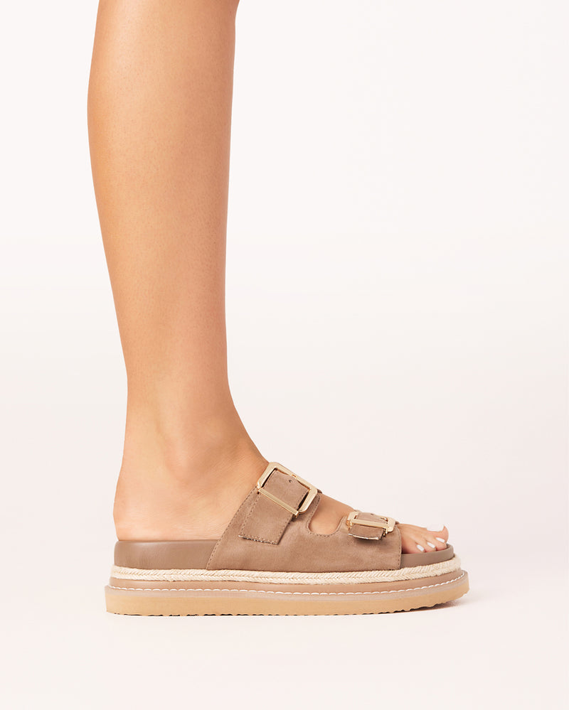 ALDER - FAWN SUEDE-Sandals-Billini-BILLINI USA