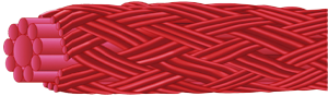 Ashaway Powernick 18 Squash String Set - Red