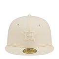 Light cream baseball cap with embroidered Astros logo on the front