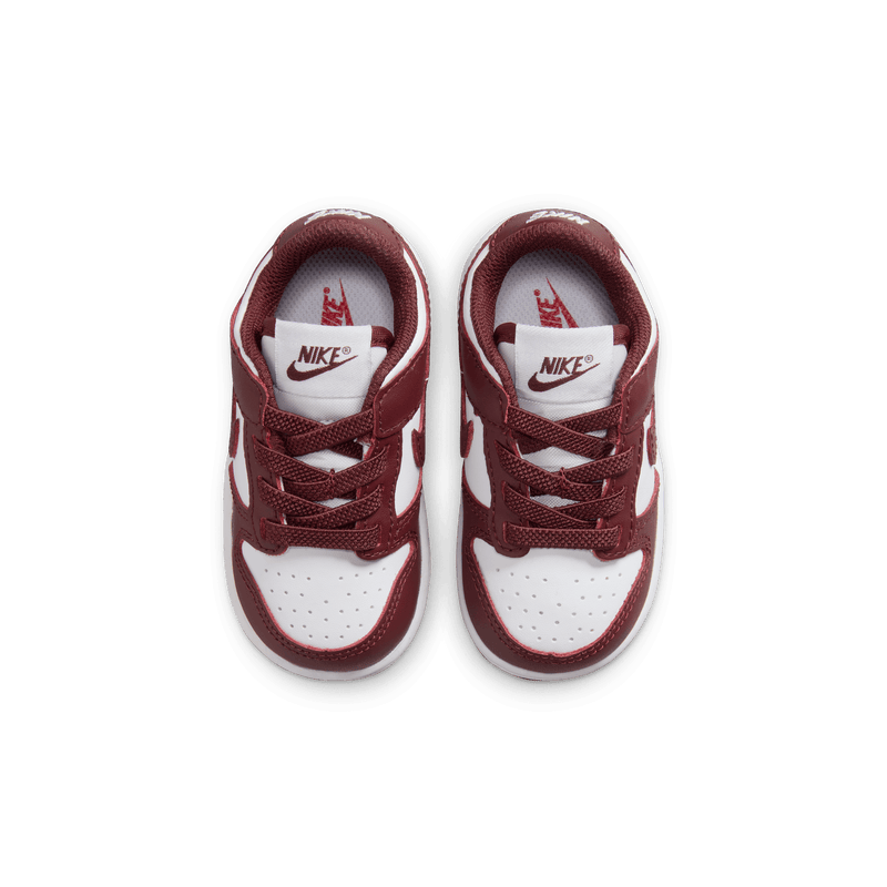 Baby/Toddler Nike Dunk Low "White Gym Red Redwood"