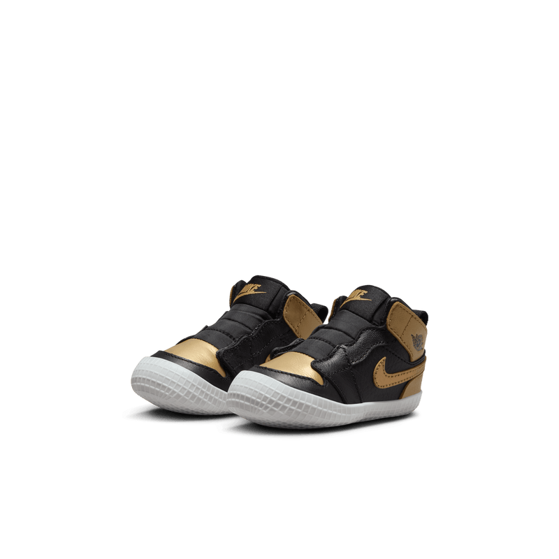 Baby/Toddler Jordan 1 Baby Crib Bootie "Metallic Gold "