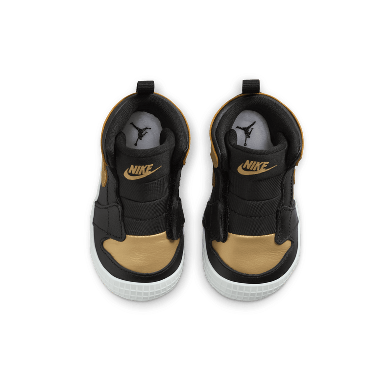 Baby/Toddler Jordan 1 Baby Crib Bootie "Metallic Gold "