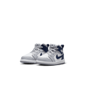 Baby/Toddler Jordan 1 Mid "Wolf Grey Midnight Navy"