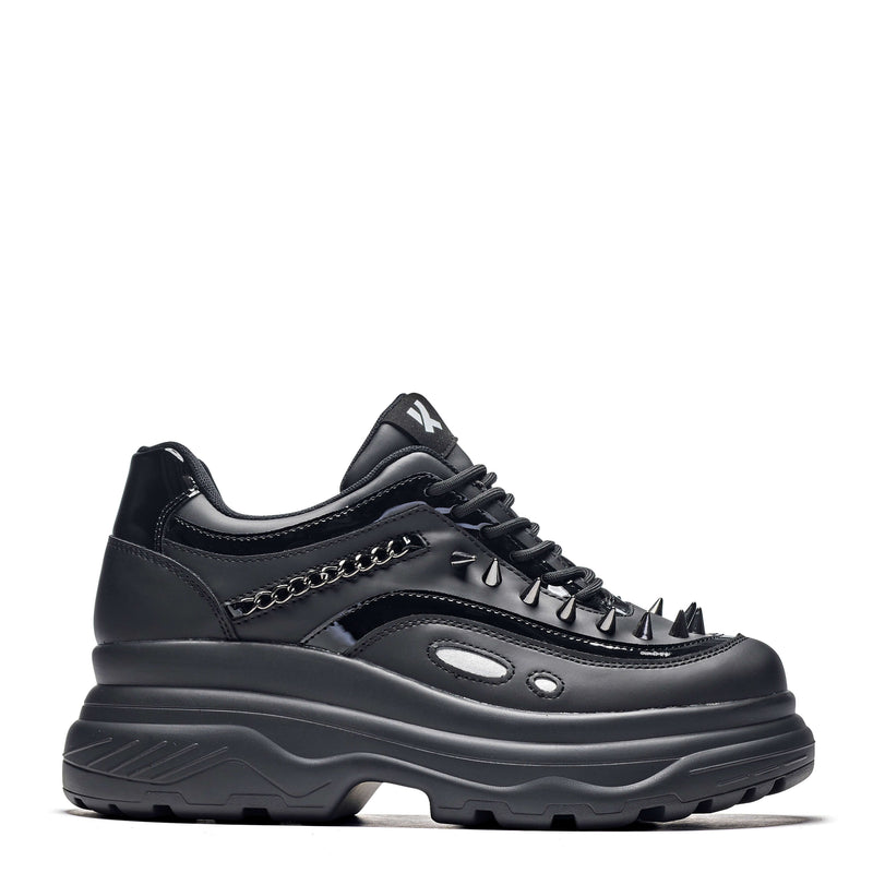 BANE OF EXILE TRAINERS - Chunky Trainers - KOI Footwear - Black - Main View