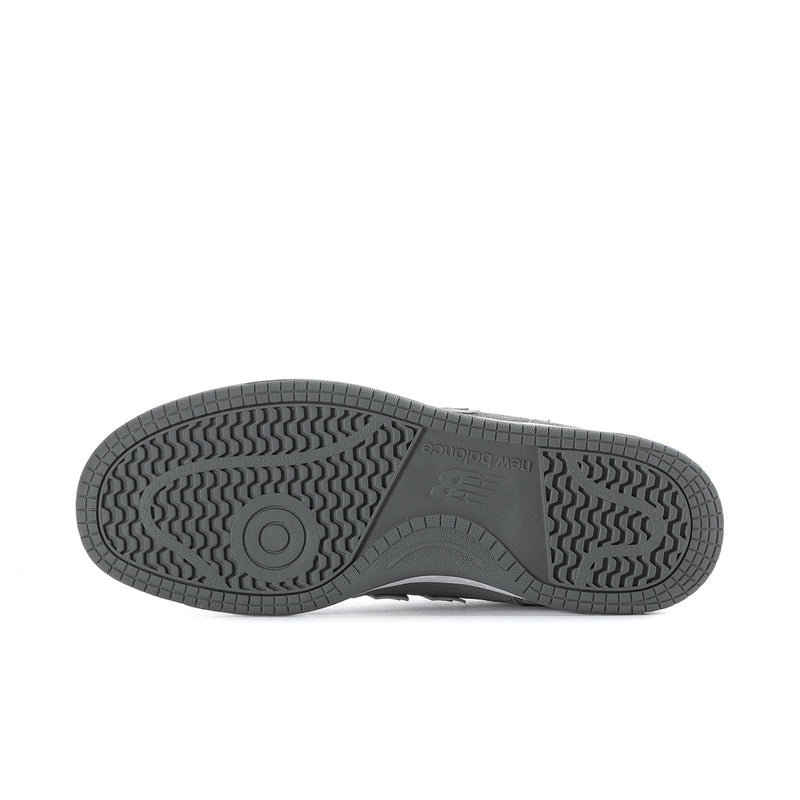 Men's New Balance 480 outsole, textured rubber tread on dark gray bottom
