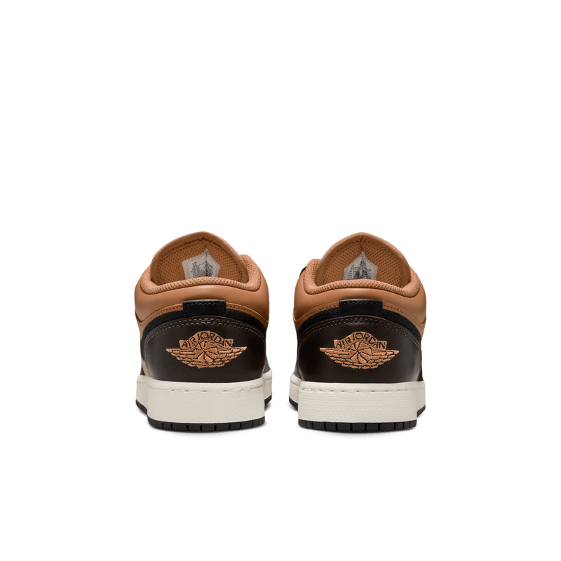 Big Kids' Air Jordan 1 Low SE BG "Flax Baroque Brown"