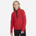 Big Kids' (Boys') Dri-FIT Victory Half-Zip Golf Top in University Red/University Red/White