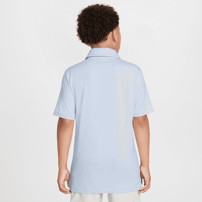 Big Kids' (Boys') Tour Dri-FIT Polo in Football Grey/Black