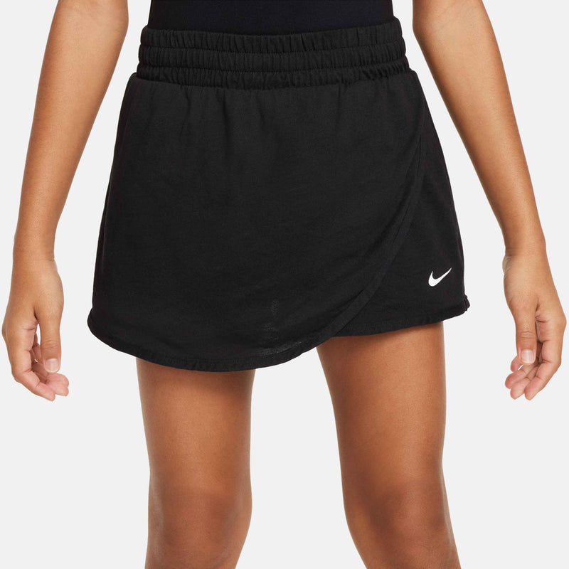 Big Kids' (Girls') Breezy Mid-Rise Skort in Black/White