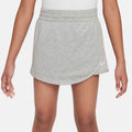 Big Kids' (Girls') Breezy Mid-Rise Skort in Dk Grey Heather/White