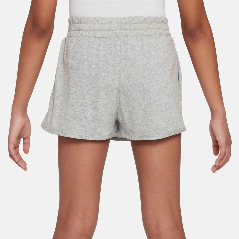 Big Kids' (Girls') Breezy Mid-Rise Skort in Dk Grey Heather/White