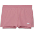 Big Kids' (Girls') Court Dri-FIT Victory Tennis Shorts in Elemental Pink/Elemental Pink/White