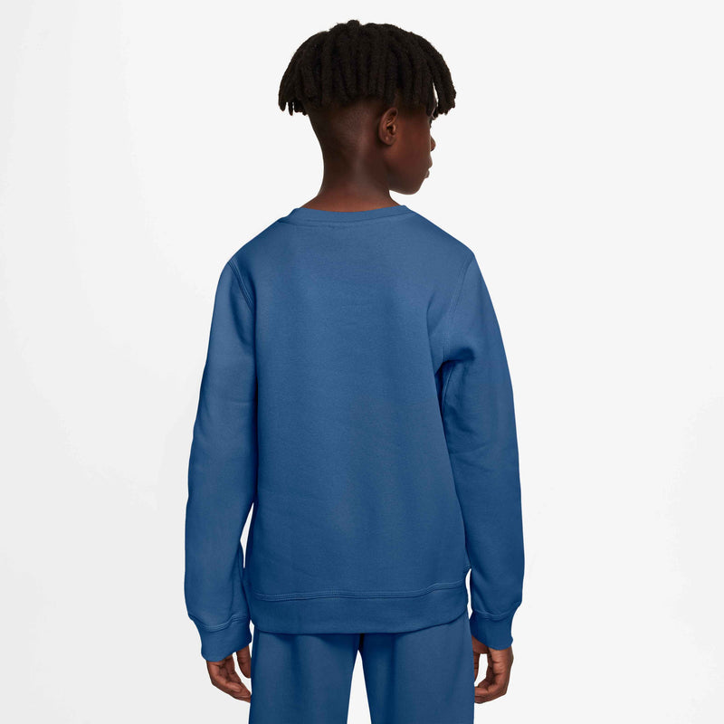 Big Kids' Sportswear Club Fleece Sweatshirt in Court Blue/White