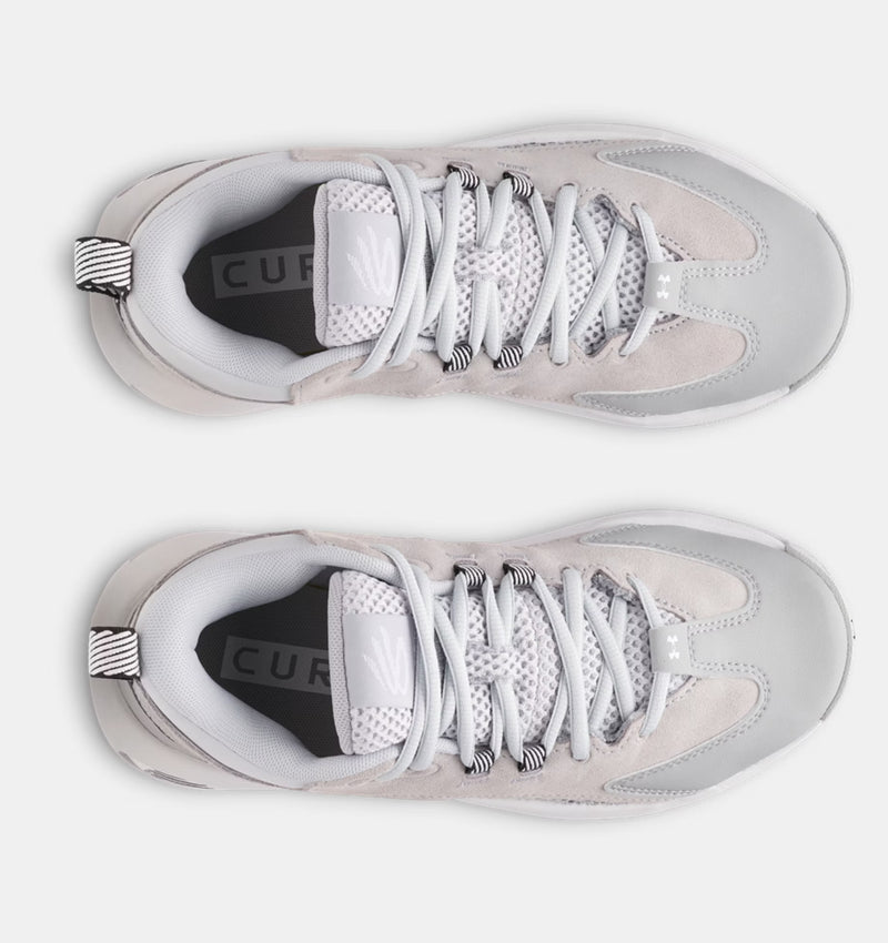 Big Kids' Under Armour Curry 3Z 25 Suede "Halo Grey"