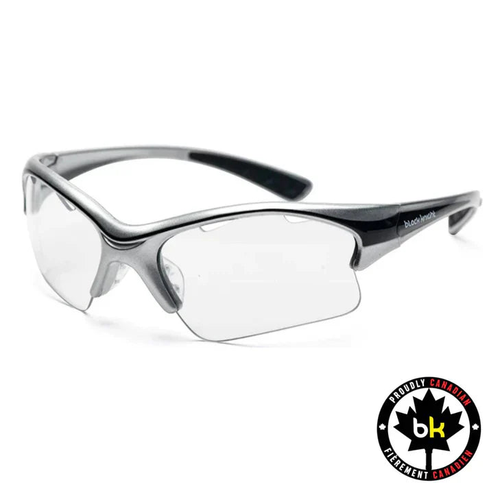 Black Knight Stiletto Eyeguard in Black/Silver