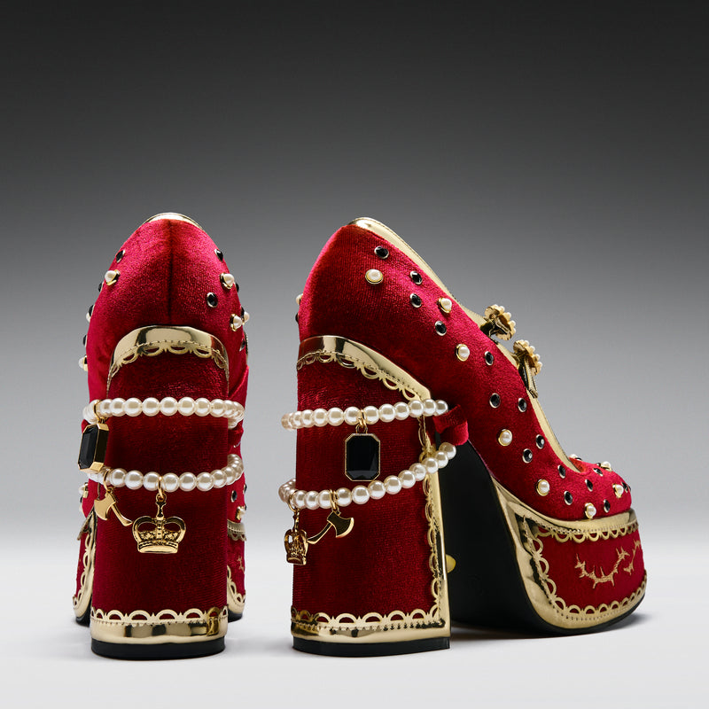 Boleyn’s Vengeance Heels Back View