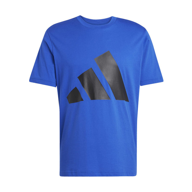 Men's Team Royal Blue graphic T-shirt with bold black and gray logo print
