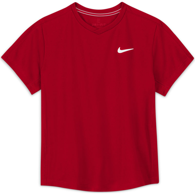Boys' Dri-FIT Victory Top in University Red/University Red/(White)