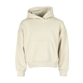 Youth pullover hoodie in light brown with front kangaroo pocket and small logo