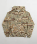 Butter Goods Breakdown Zip-Thru Hoodie in Desert Camo