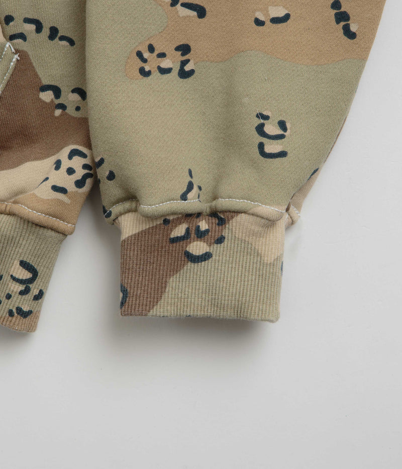 Butter Goods Breakdown Zip-Thru Hoodie in Desert Camo