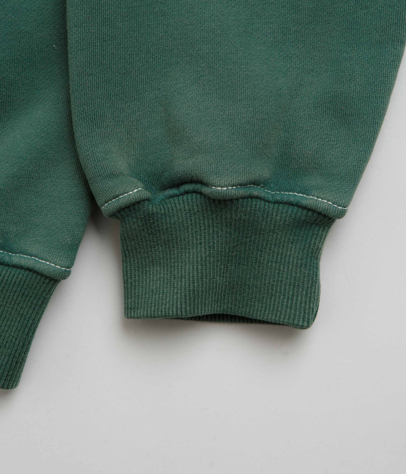 Butter Goods Breakdown Zip-Thru Hoodie in Washed Fern