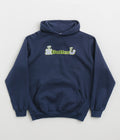 Butter Goods Bugs Logo Hoodie in Navy