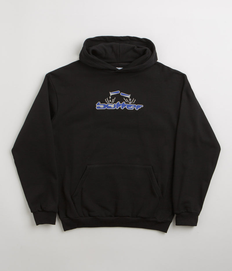 Butter Goods Corrosive Applique Hoodie in Black