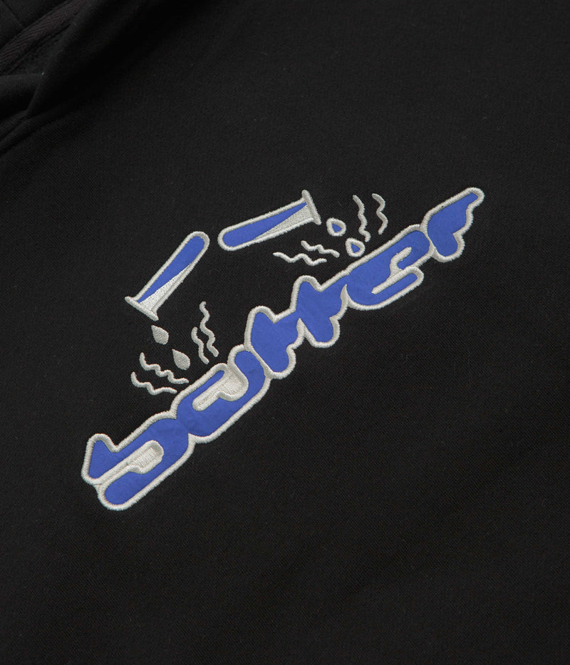 Butter Goods Corrosive Applique Hoodie in Black
