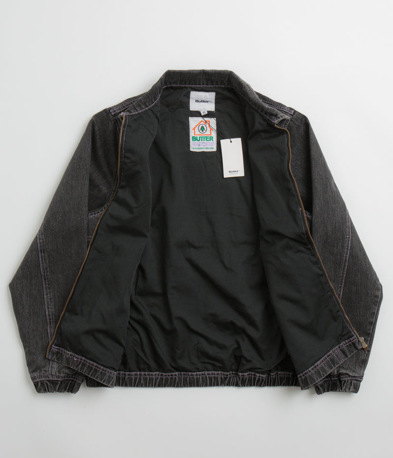 Butter Goods Device Denim Jacket in Washed Grey