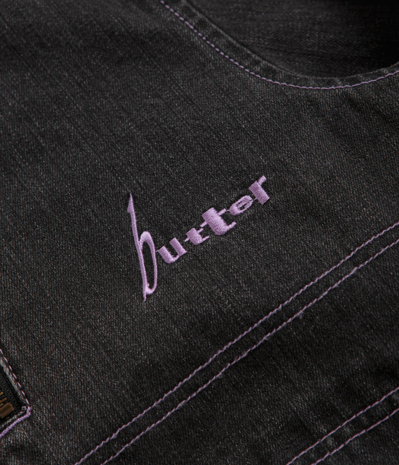 Butter Goods Device Denim Jacket in Washed Grey