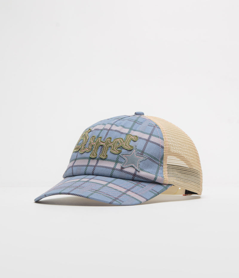 Butter Goods Edge Trucker Cap in Plaid
