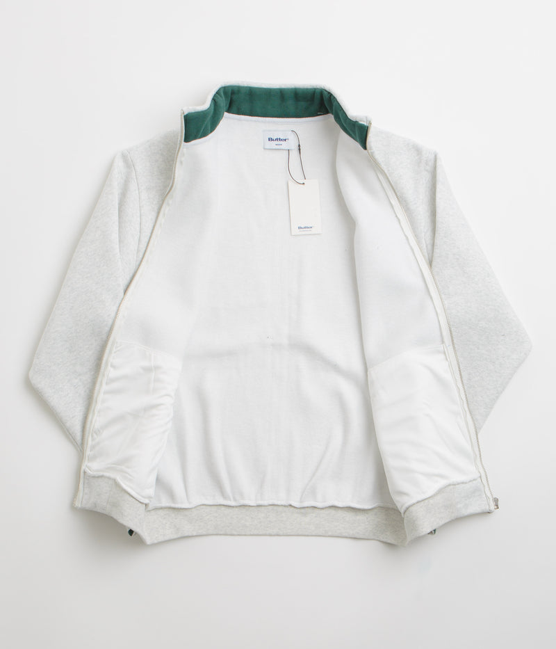 Butter Goods Endurance Zip-Thru Sweatshirt in Ash